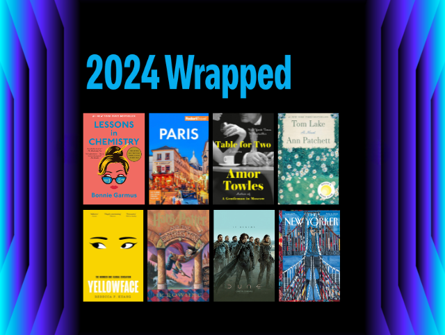 2024 Top checkouts at the Larchmont Public Library