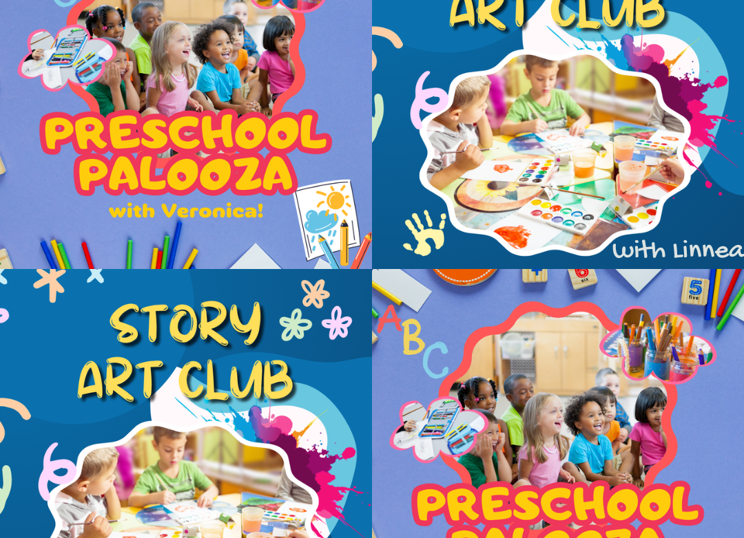 preschool palooza and story art club