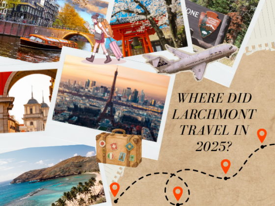 Where did Larchmont travel in 2025?